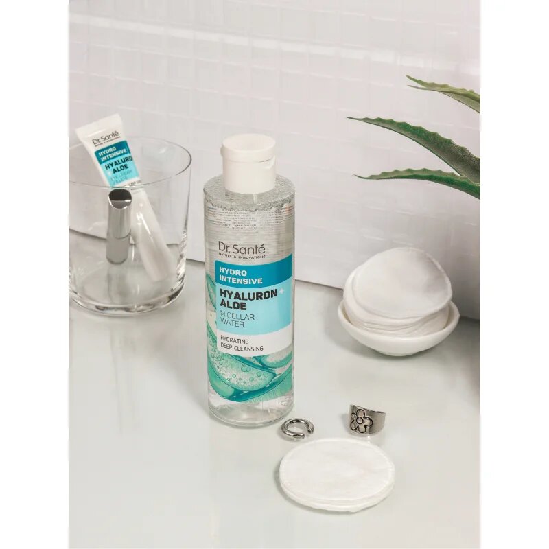 Dr. Santé Hydro Intensive Hyaluron + Aloe vlažilna micelarna voda za vse tipe kože 200 ml