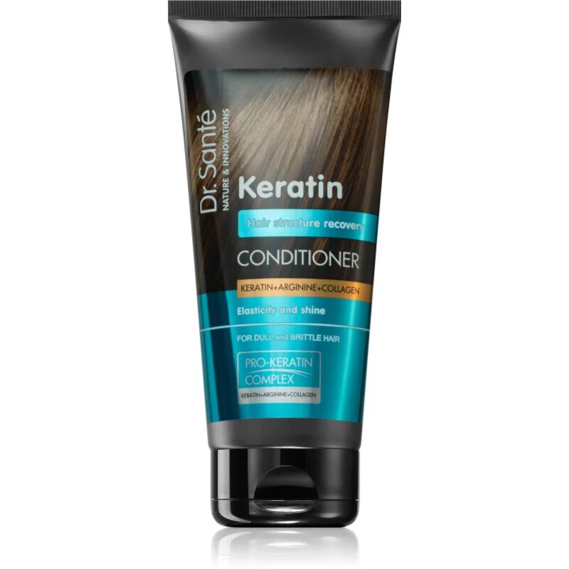 Dr. Santé Keratin regeneracijski balzam za krhke lase brez sijaja 200 ml