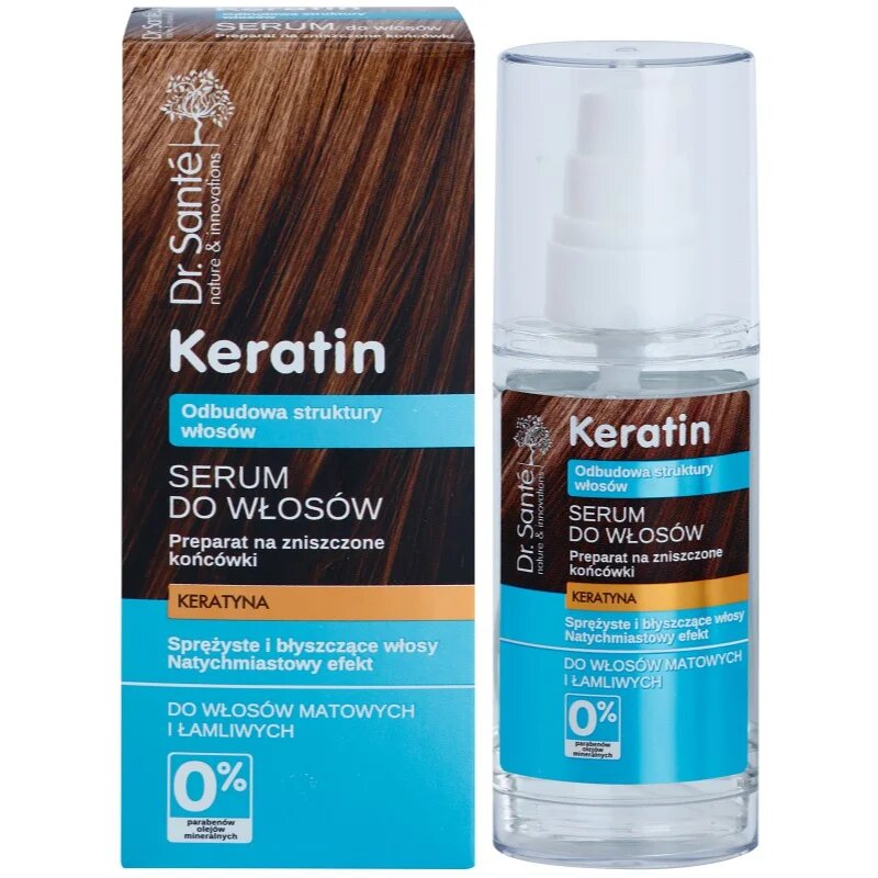 Dr. Santé Keratin regeneracijski serum za razcepljene konice 50 ml