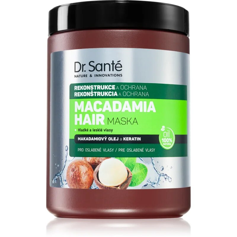 Dr. Santé Macadamia kremasta maska za šibke lase 1000 ml