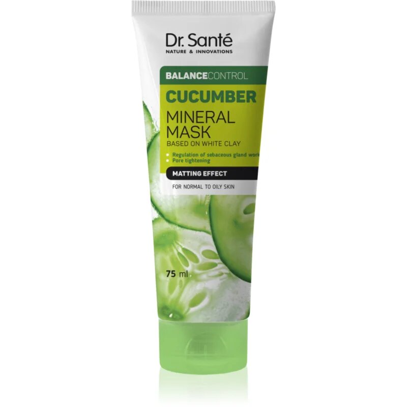 Dr. Santé Sebocontrol Cica + Zinc + AHA maska za obraz za mastno in mešano kožo 75 ml