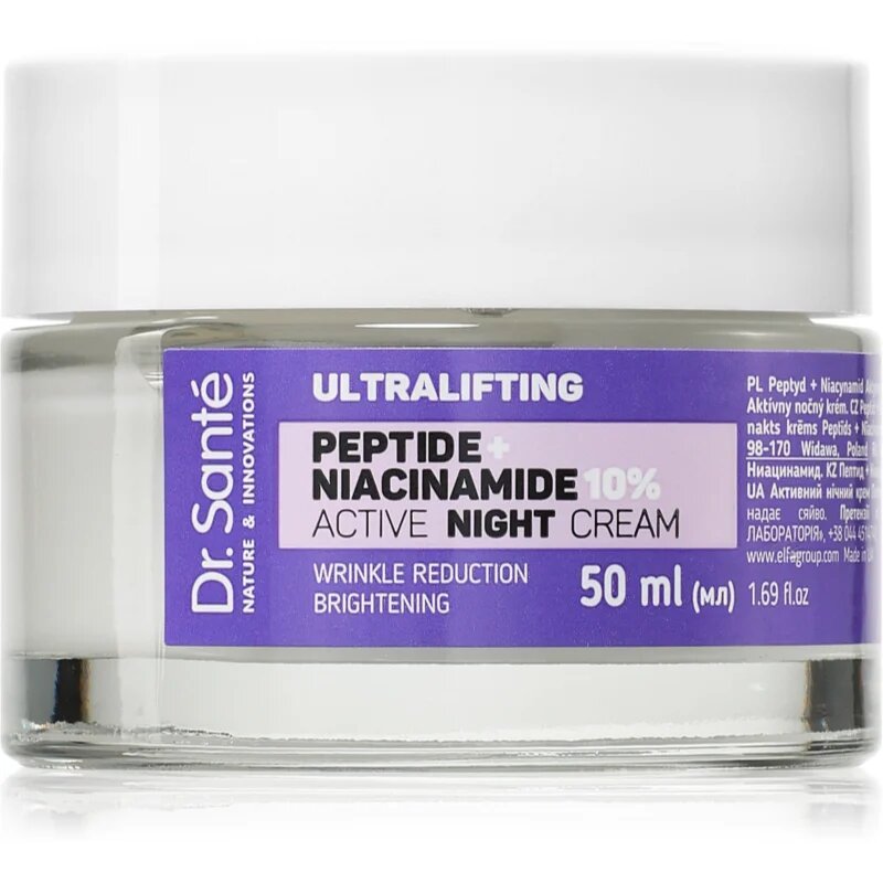 Dr. Santé Ultralifting Peptide + Niacinamide intenzivna lifting nočna krema 50 ml