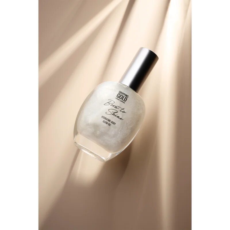 Dripping Gold Born To Shine bleščeče olje za telo odtenek Silver 55 ml