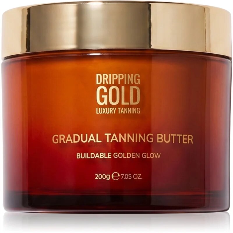 Dripping Gold Gradual Tanning Butter maslo za telo z učinkom samoporjavitve 200 g
