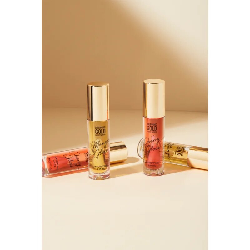 Dripping Gold Hydrating Cherry Gloss olje za ustnice z vlažilnim učinkom odtenek Cherry 38 ml
