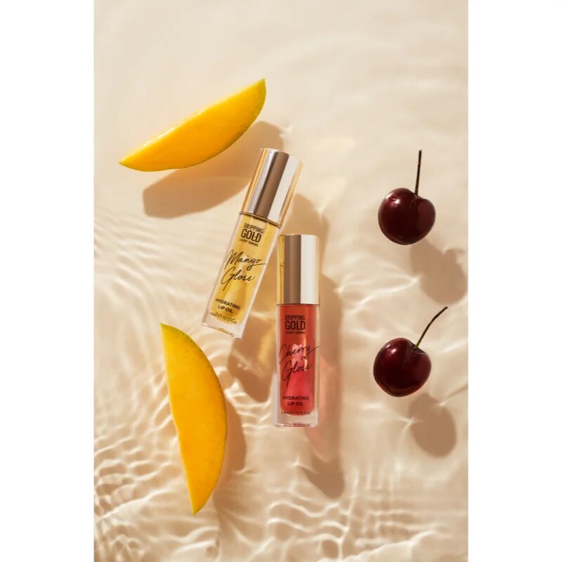 Dripping Gold Hydrating Cherry Gloss olje za ustnice z vlažilnim učinkom odtenek Mango 38 ml