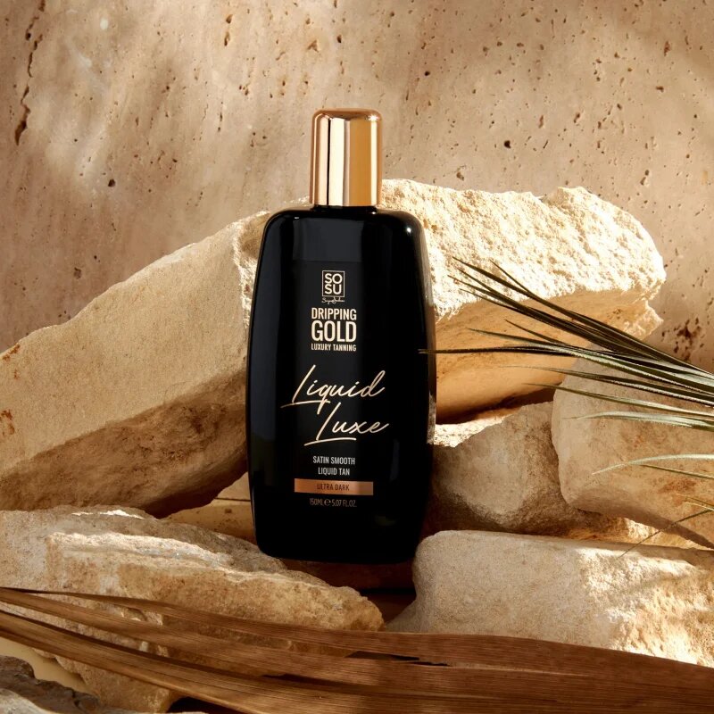Dripping Gold Luxury Tanning Liquid Luxe samoporjavitvena voda za telo Ultra Dark 150 ml
