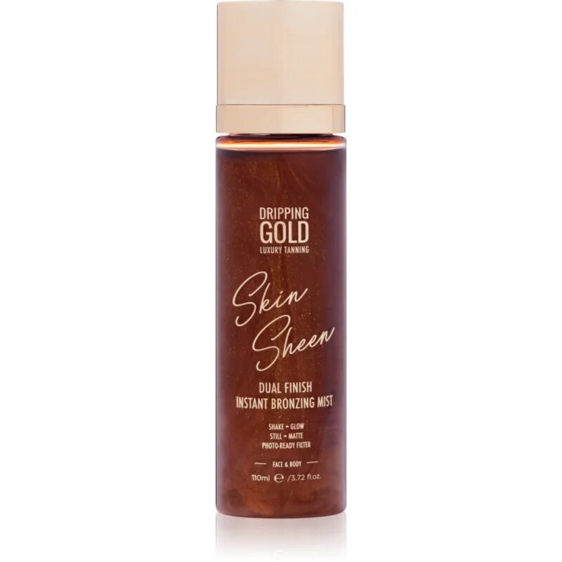 Dripping Gold Luxury Tanning Skin Sheen meglica z bronz učinkom za telo 110 ml