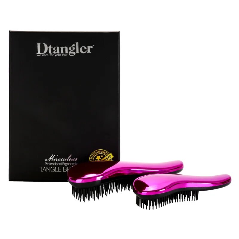 Dtangler Miraculous set za lažje razčesavanje las Pink