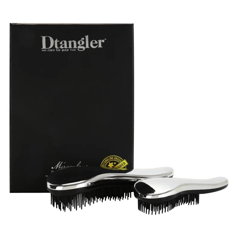 Dtangler Miraculous set za lažje razčesavanje las Silver