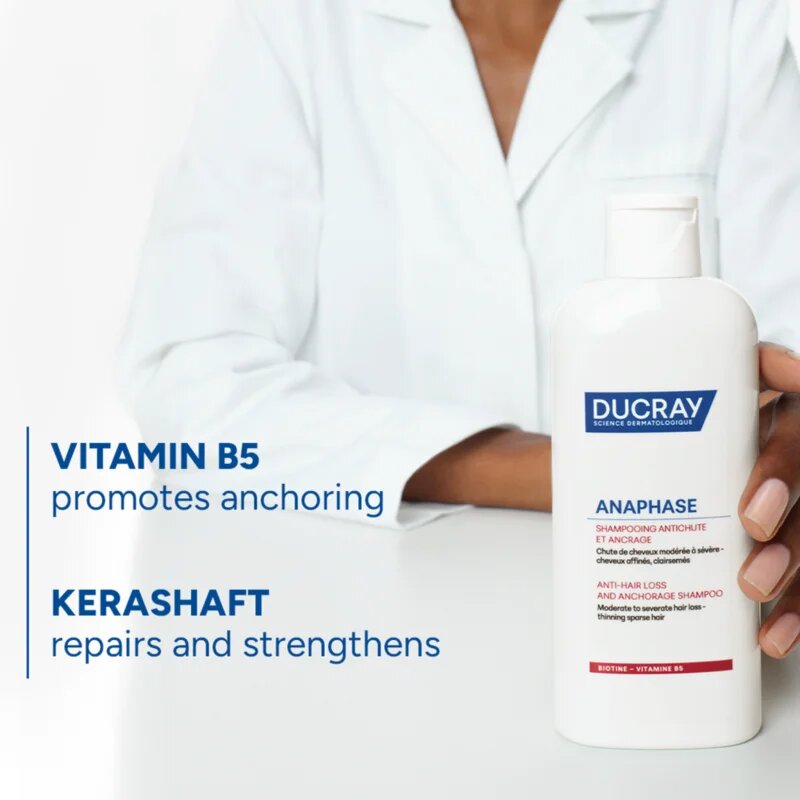 Ducray Anaphase+ Anti-Hair Loss Anti-Thinning Shampoo krepilni in revitalizacijski šampon proti izpadanju las 200 ml
