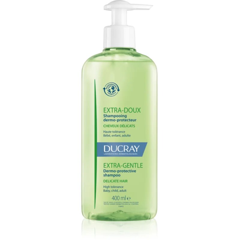 Ducray Extra-Doux zaščitni šampon za pogosto umivanje las 400 ml