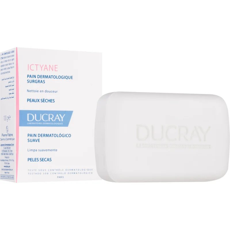 Ducray Ictyane trdo milo za suho kožo 100 g