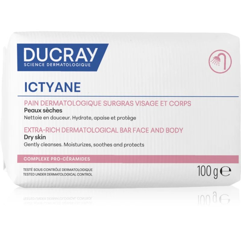 Ducray Ictyane trdo milo za suho kožo 100 g