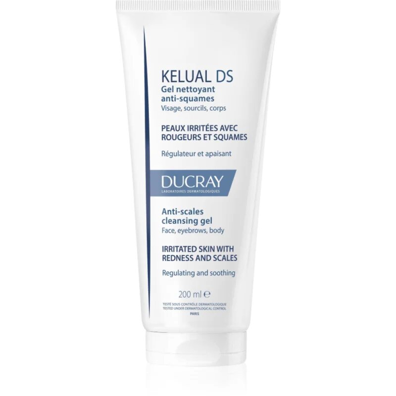 Ducray Kelual DS Anti-Scales Cleansing Gel čistilni gel za luskasto in razdraženo kožo 200 ml