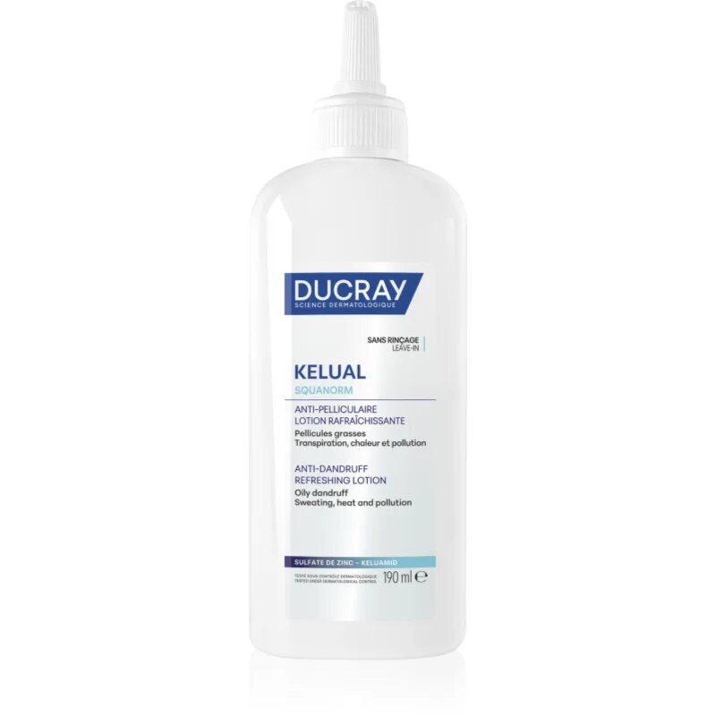 Ducray Kelual Squanorm Fresh Control Lotion raztopina proti prhljaju 190 ml