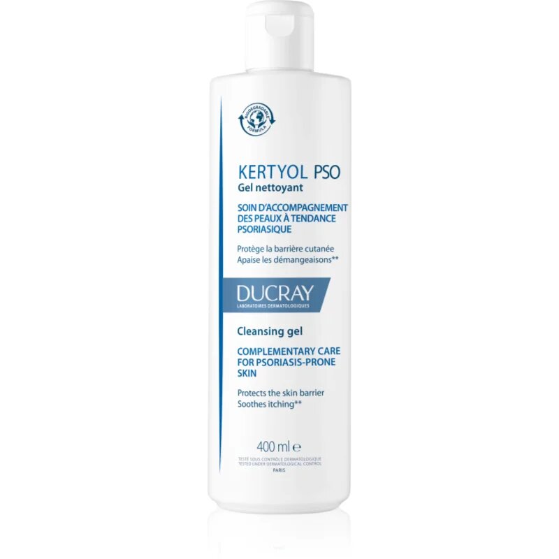 Ducray Kertyol P.S.O. gel za umivanje obraza in tela za luskavico 400 ml