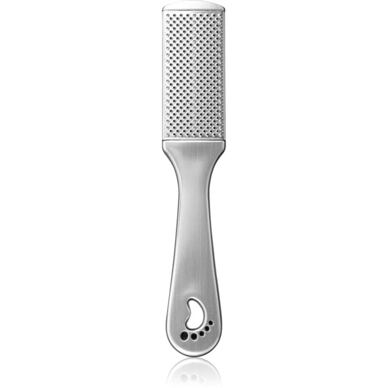 DuKaS Premium Line 560 rašpla za trdo kožo obojestranski Silver 17.5 cm
