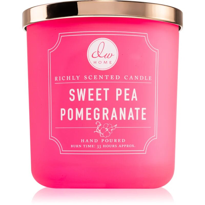 DW Home Signature Sweet Pea Pomegranate dišeča sveča 264 g