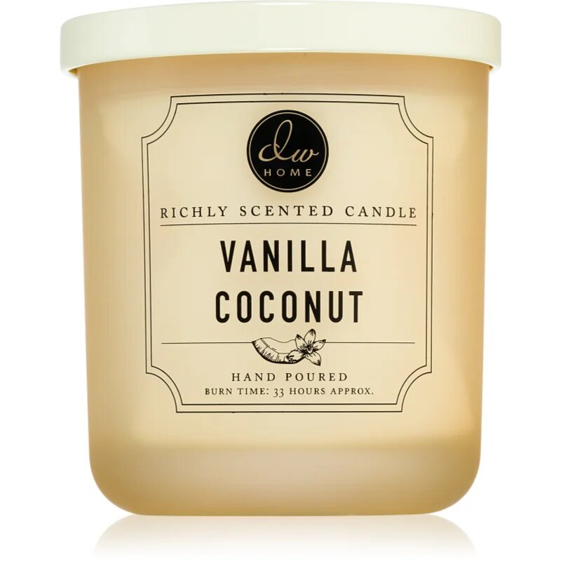 DW Home Signature Vanilla Coconut dišeča sveča 258 g
