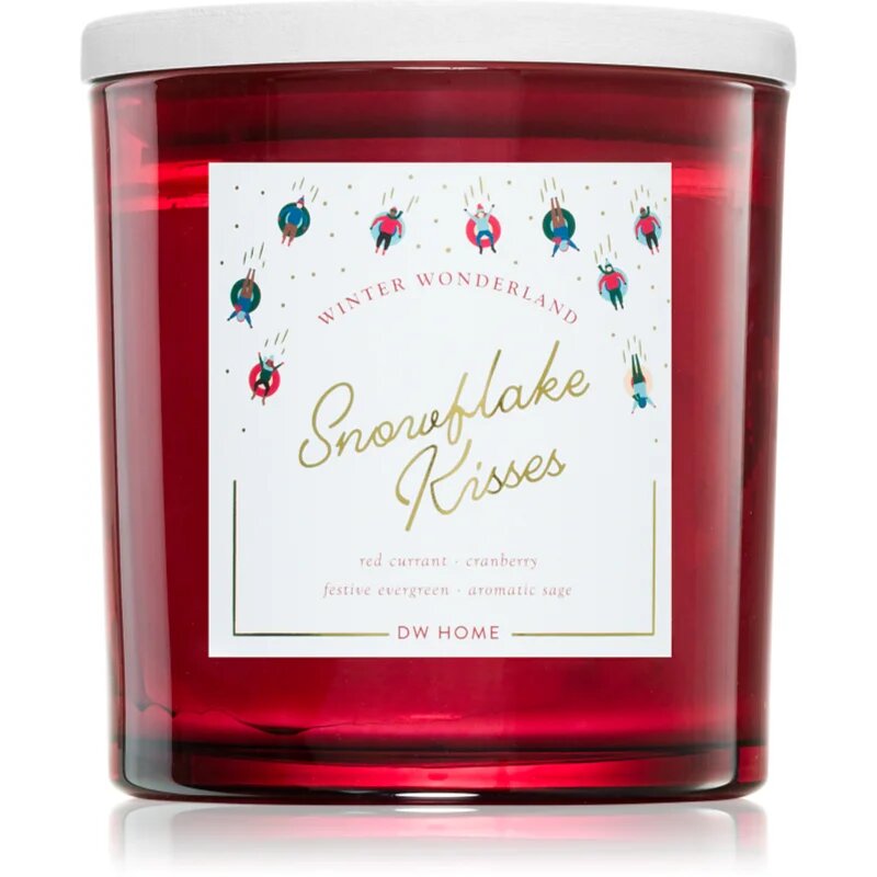 DW Home Winter Wonderland Snowflake Kisses dišeča sveča 374 g
