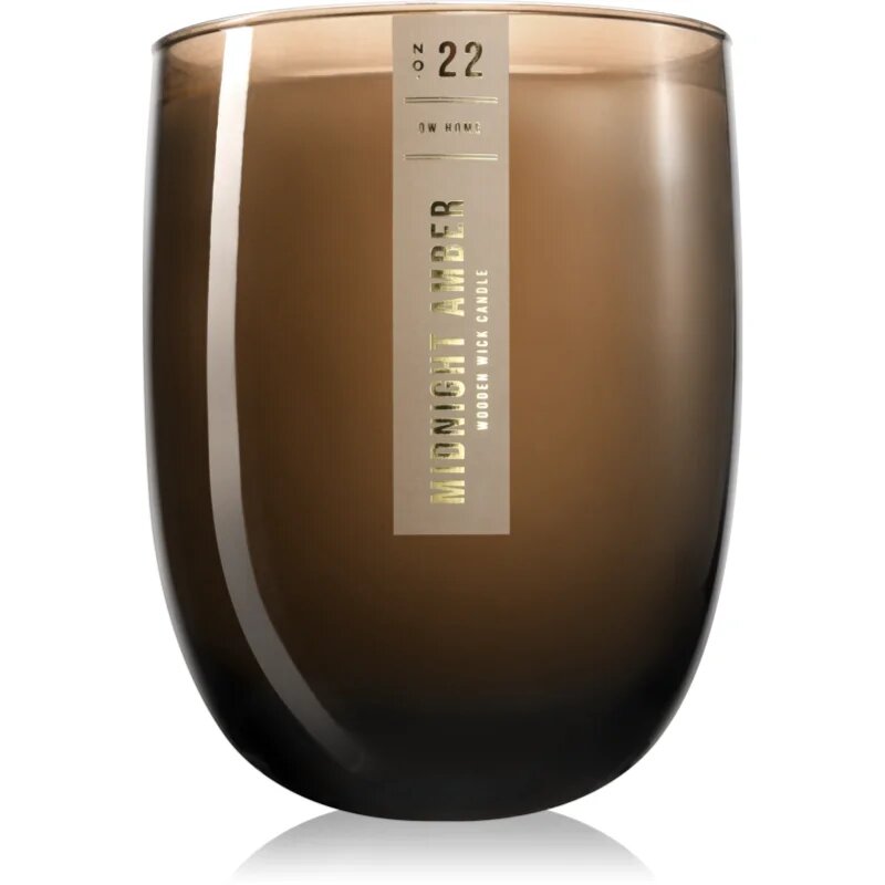 DW Home Wooden Wick Candles Midnight Amber dišeča sveča 488 g