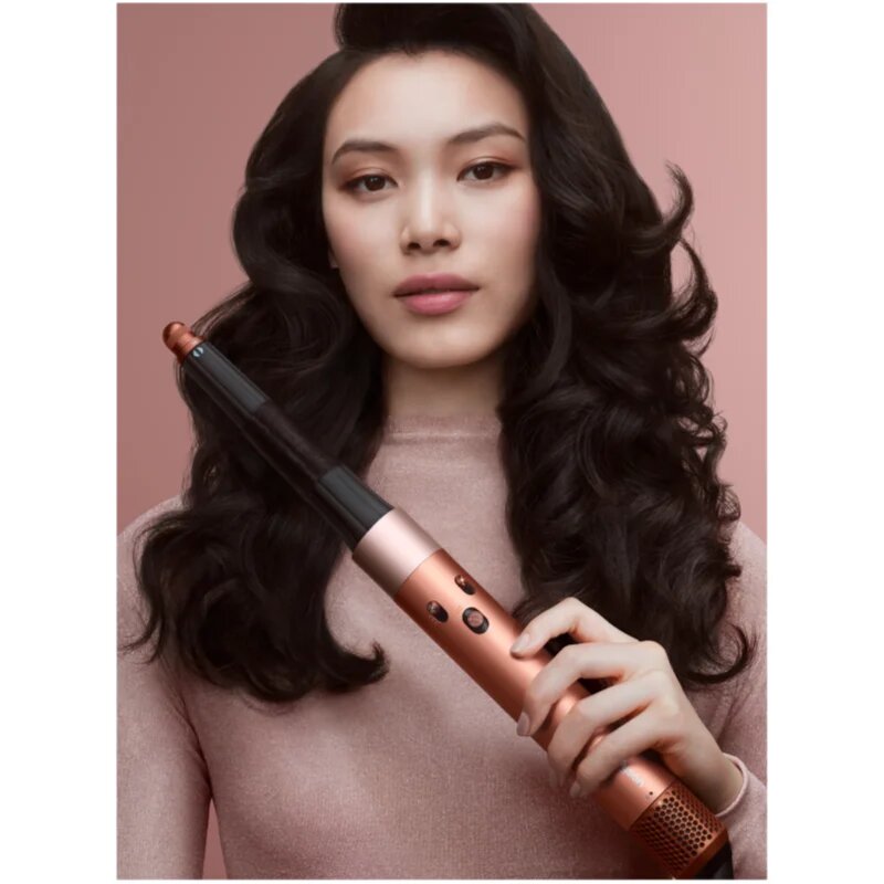 Dyson Airwrap i.d.™ HS08 T3/T4 Amber Silk multistyler za valovite in kodraste lase Curly + Coily 1 kos