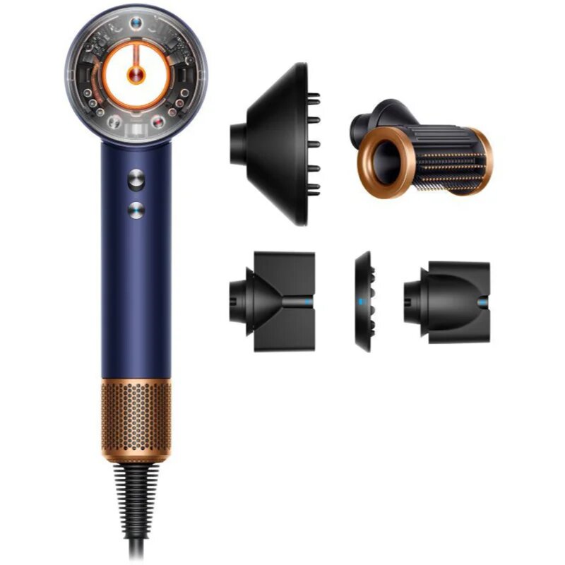 Dyson Supersonic HD16 T1/T2 Prussian Blue/Rich Copper sušilnik za lase 1 kos