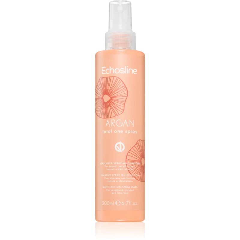 Echosline Argan Total One Spray pršilo za lase za prehrano in sijaj 200 ml
