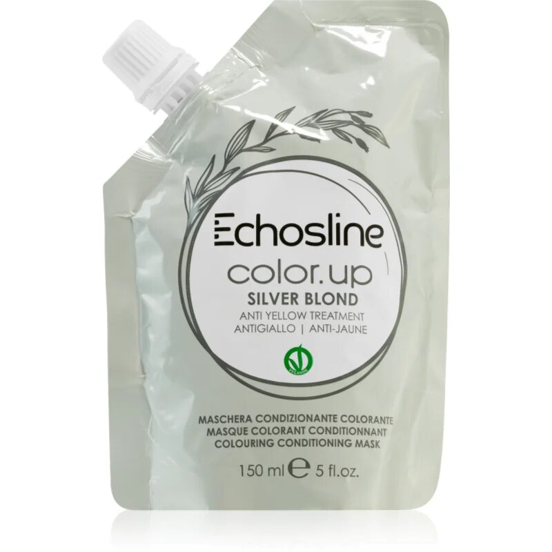 Echosline Color Up barvna maska s hranilnim učinkom odtenek Silver Blond 150 ml