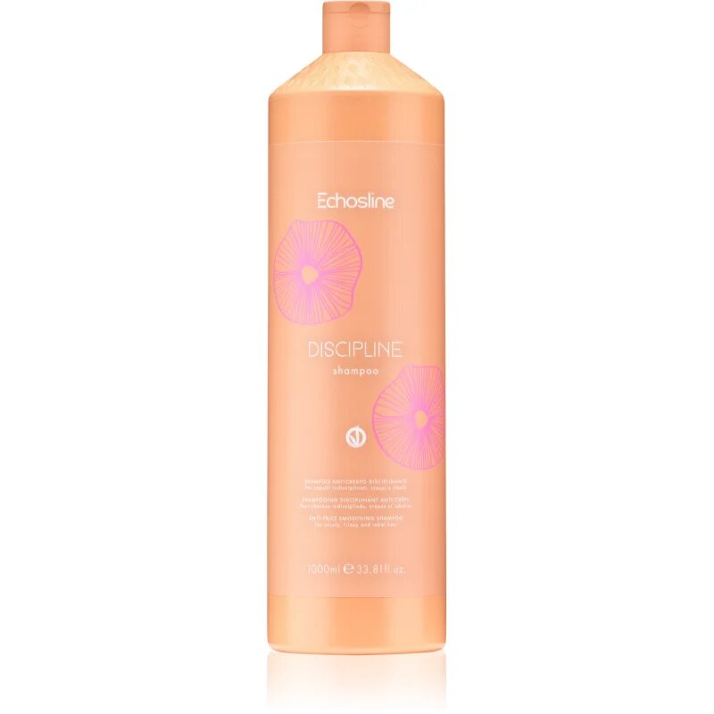 Echosline Discipline Shampoo šampon za glajenje las za neobvladljive lase 1000 ml