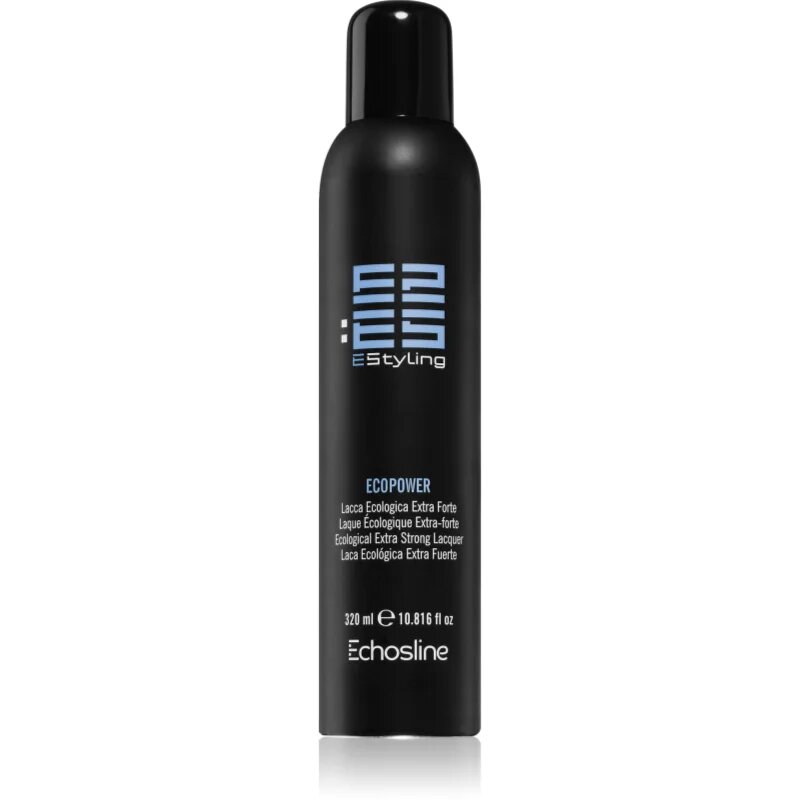 Echosline E-Styling Ecopower lak za lase z ekstra močnim utrjevanjem 320 ml
