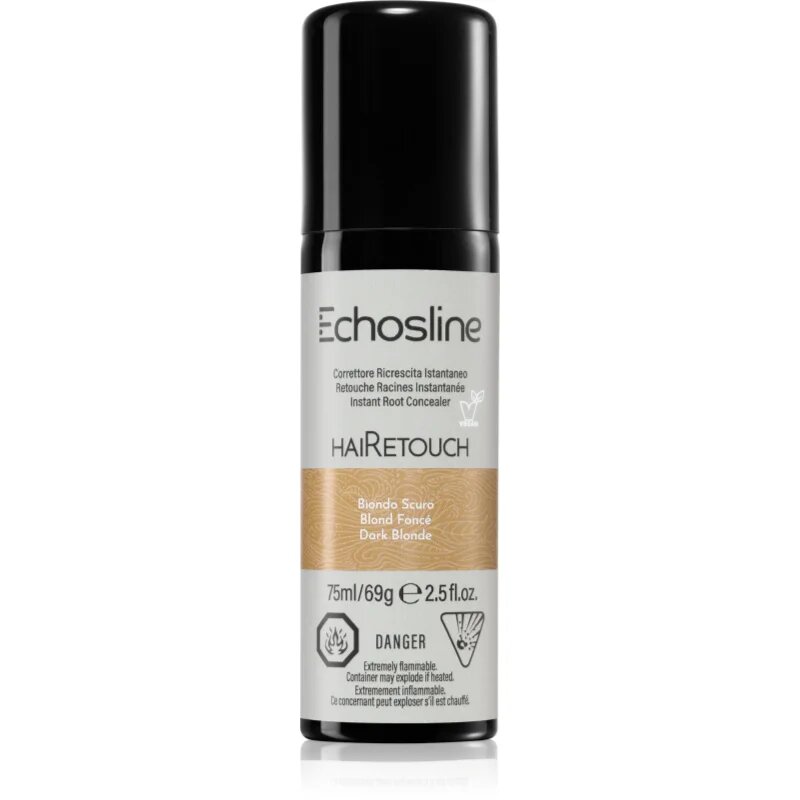 Echosline Hairetouch Hairtouch pršilo za takojšnje prekritje narastka Dark Blonde 75 ml
