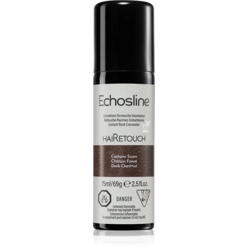 Echosline Hairetouch Hairtouch pršilo za takojšnje prekritje narastka Dark Chestnut 75 ml