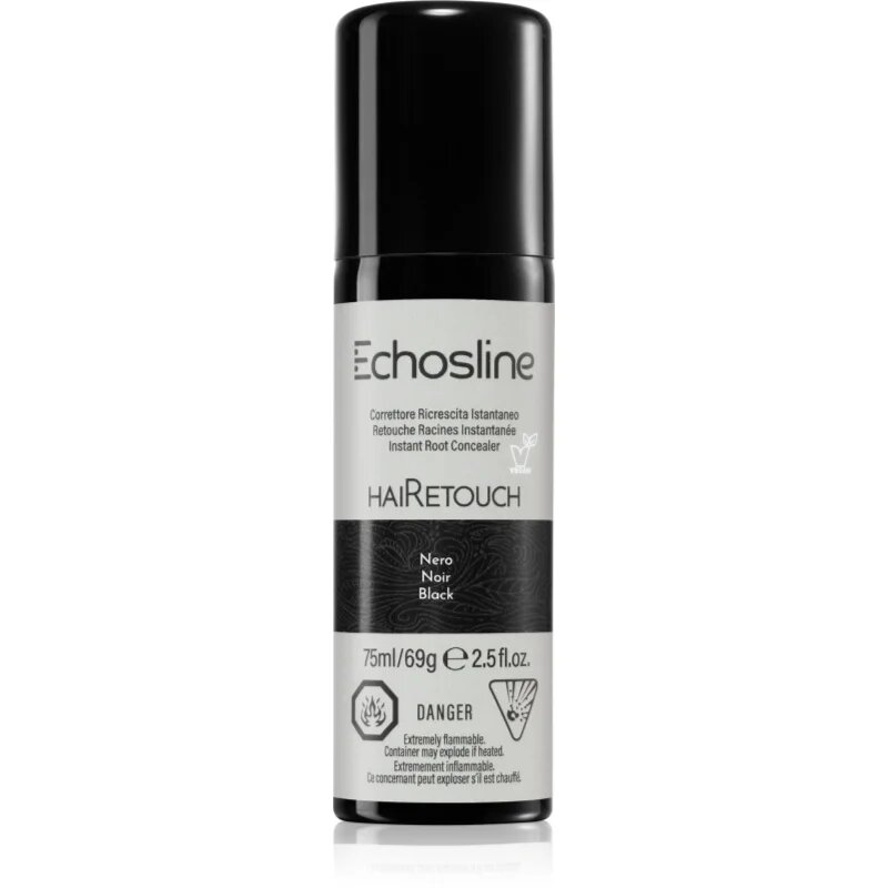 Echosline Hairetouch Hairtouch pršilo za takojšnje prekritje narastka odtenek Black 75 ml