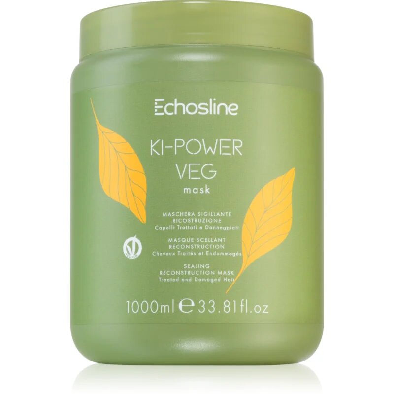 Echosline Ki-Power Veg Mask regeneracijska maska za poškodovane lase 1000 ml