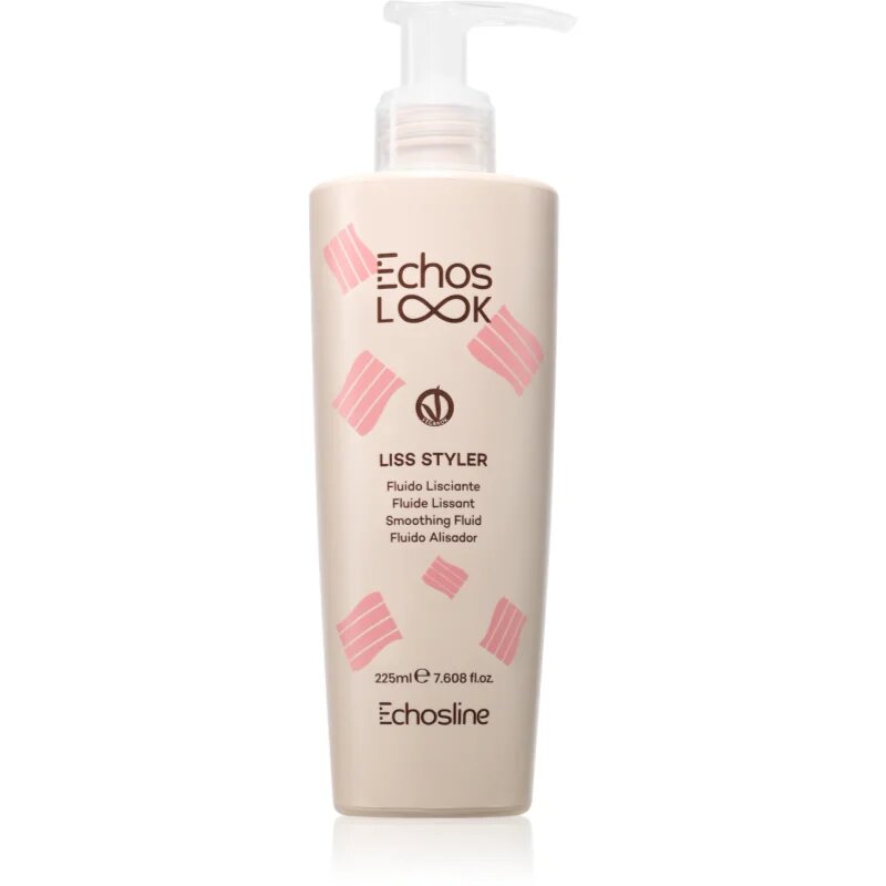 Echosline Liss Styler nega brez spiranja proti krepastim lasem 225 ml