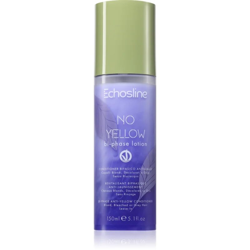 Echosline No Yellow Bi - Phase Lotion balzam brez spiranja za blond lase 150 ml