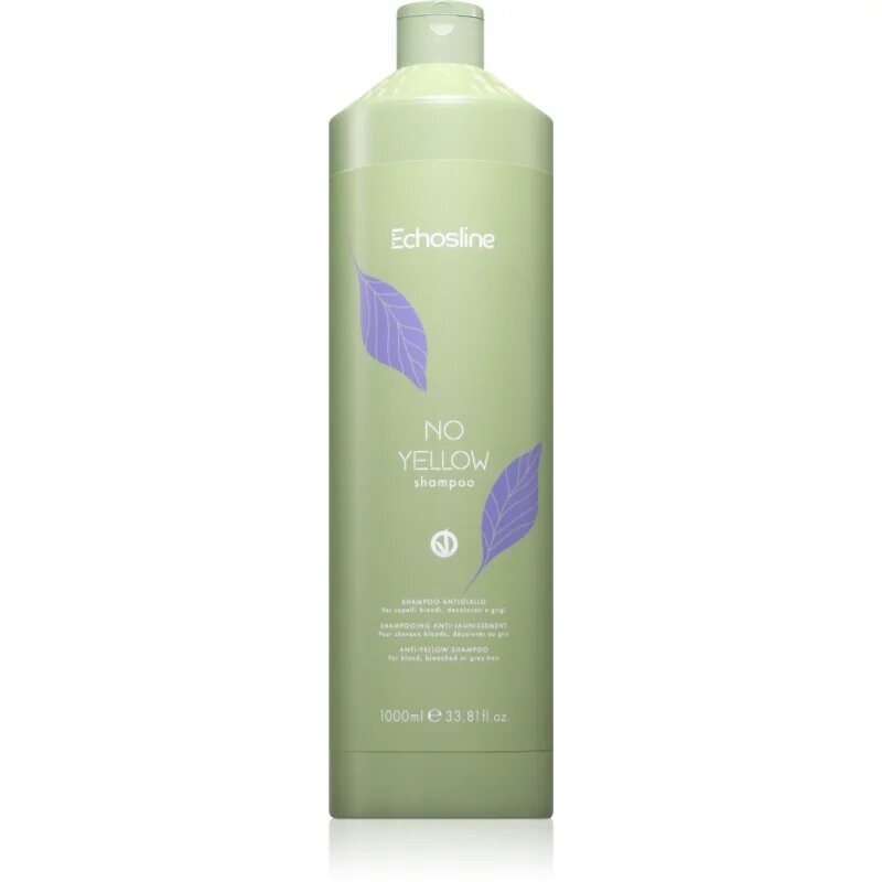 Echosline No Yellow Shampoo šampon proti rumenim tonom 1000 ml