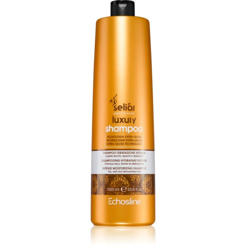 Echosline Seliár Luxury vlažilni šampon za suhe lase 1000 ml