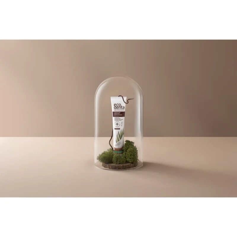Ecodenta Certified Organic Anti-plaque zobna pasta proti zobnim oblogam in za zdrave dlesni s kokosovim oljem 75 ml