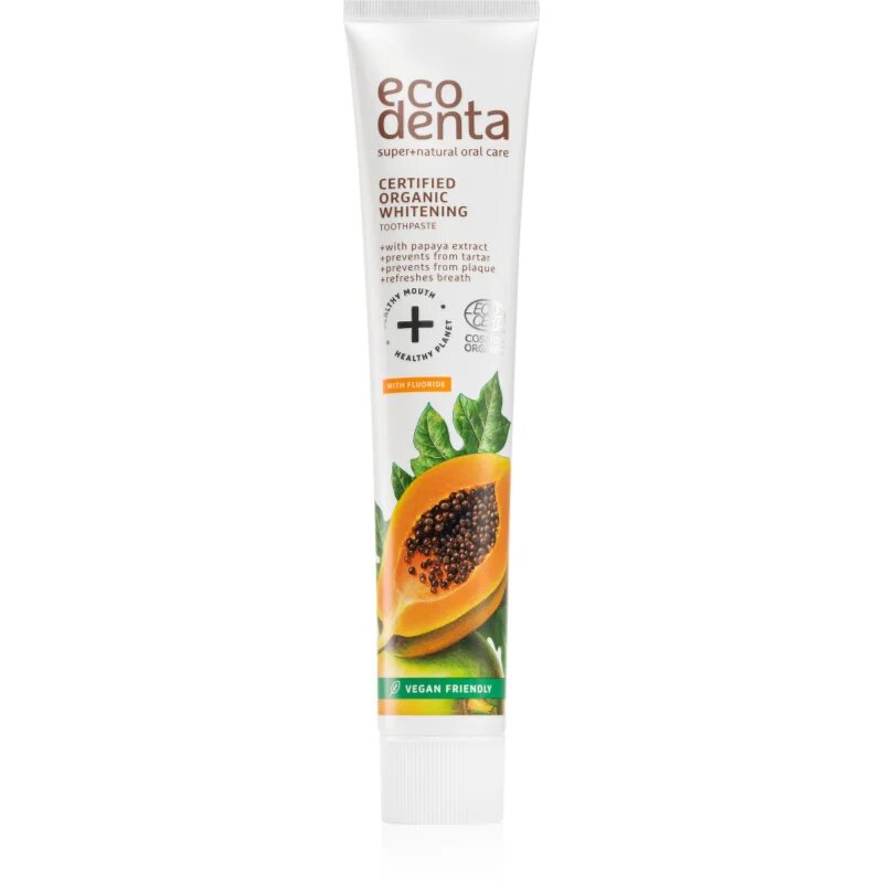 Ecodenta Certified Organic Whitening zobna pasta za beljenje zob 75 ml