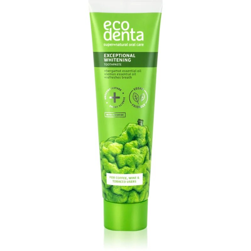 Ecodenta Exceptional Whitening zobna pasta za beljenje zob 100 ml
