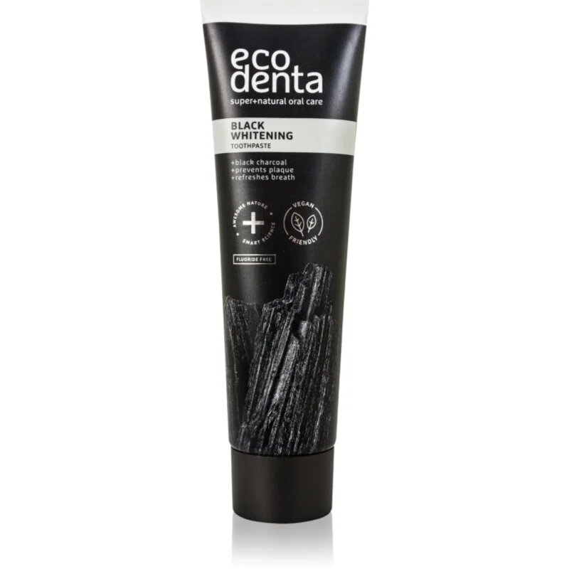 Ecodenta Expert Black Whitening črna belilna zobna pasta brez fluorida 100 ml