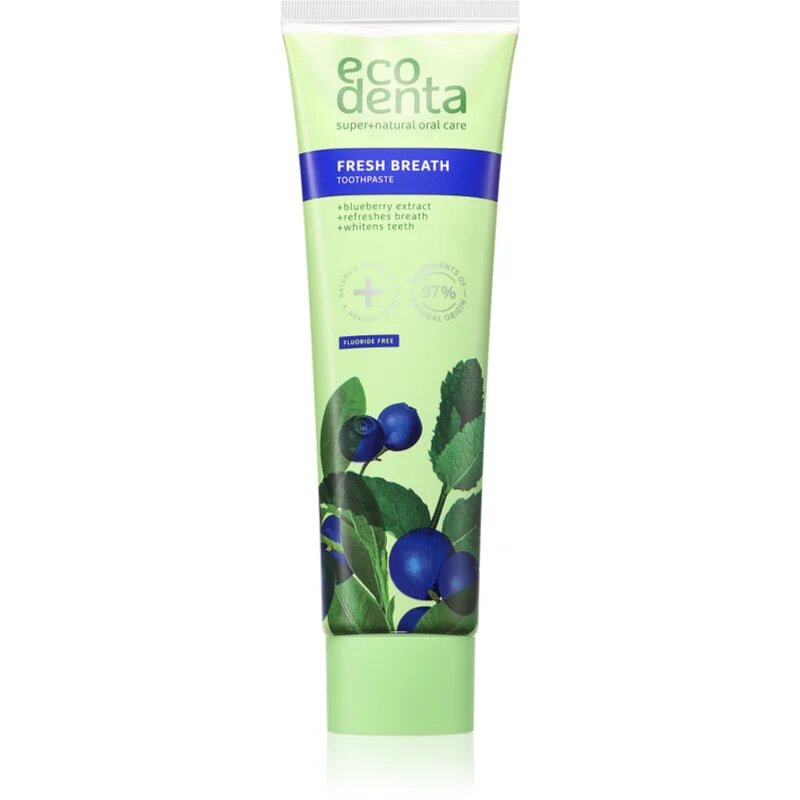 Ecodenta Fresh Breath osvežilna zobna pasta z belilnim učinkom 100 ml