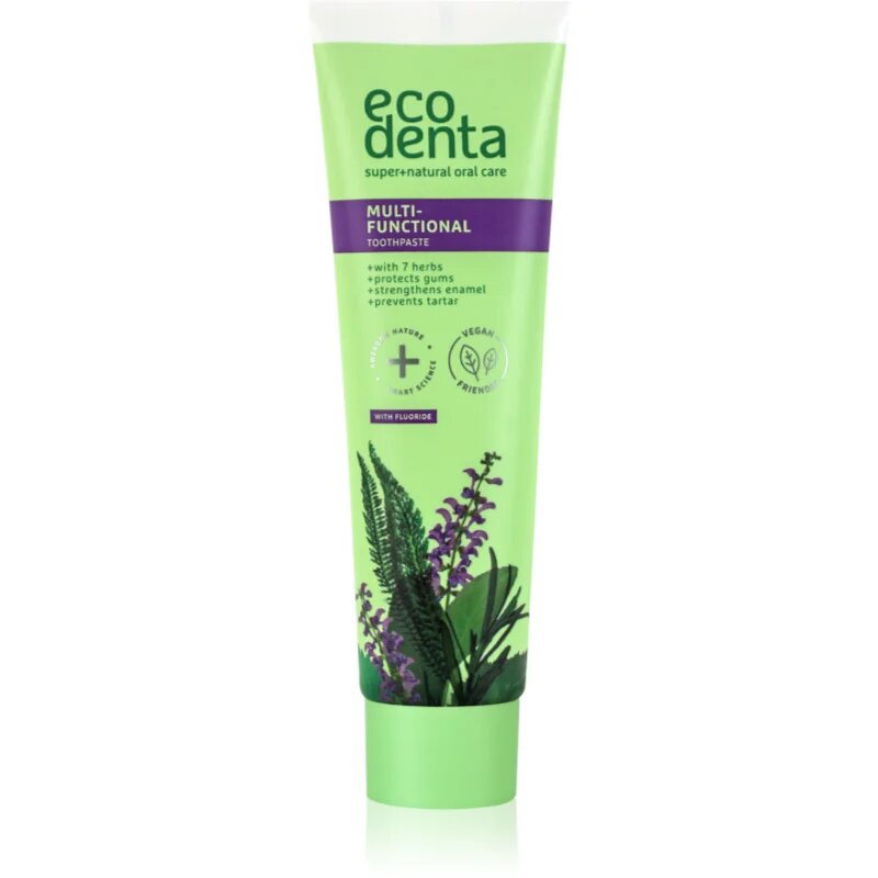 Ecodenta Green Multifunctional zobna pasta s fluoridom za popolno zaščito zob 100 ml
