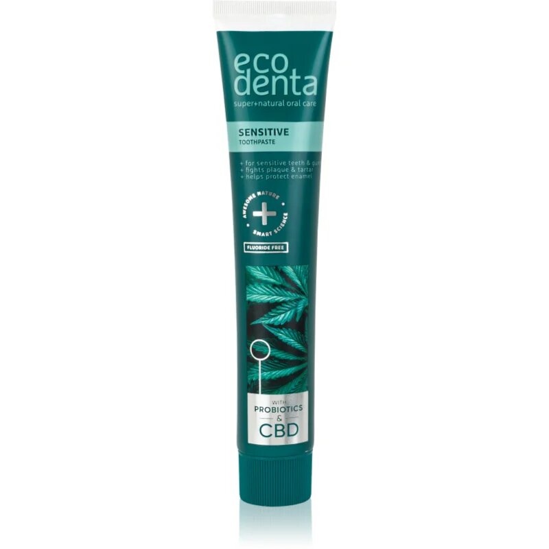 Ecodenta Sensitive CBD bioaktivna zobna pasta s CBD-jem 100 ml