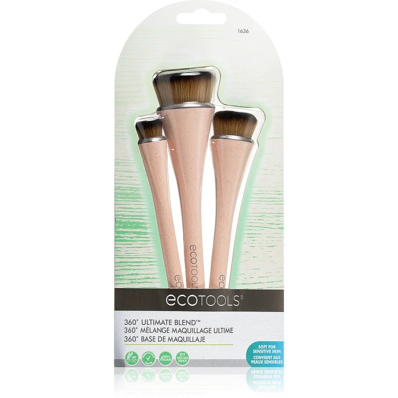 EcoTools 360° Ultimate Blend™ set čopičev za obraz