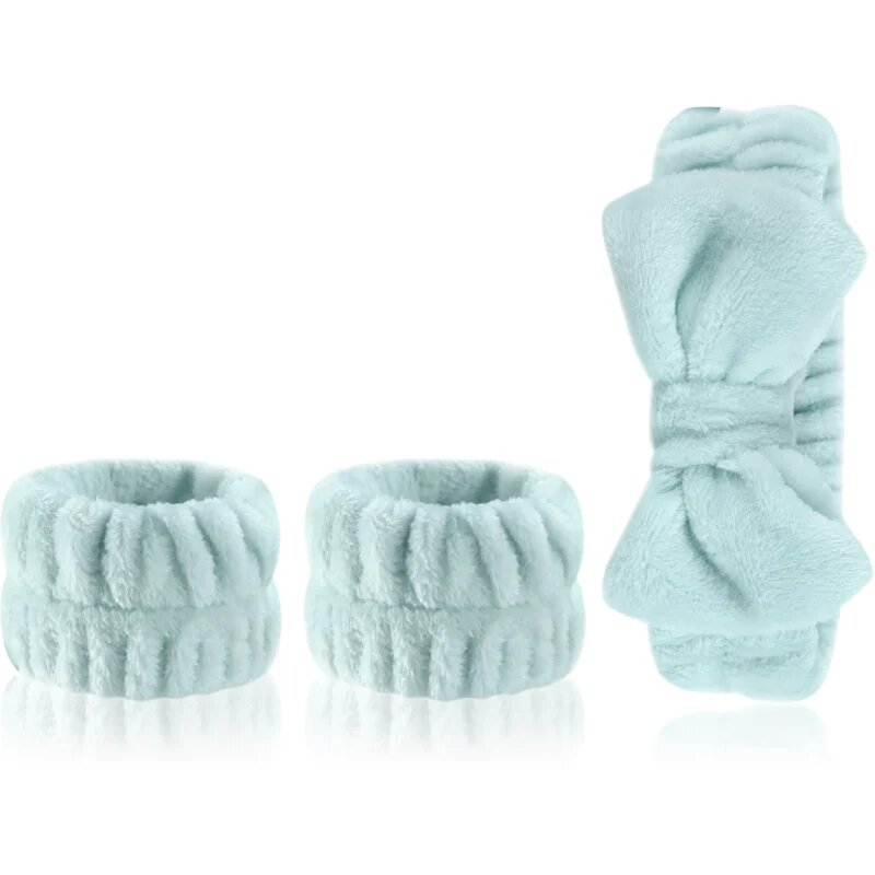 EcoTools Cleansing Headband & Wristband Set set za odstranjevanje ličil s spa naglavnim trakom