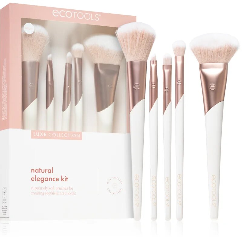EcoTools Luxe Collection Natural Elegance set čopičev za popoln videz 5 kos